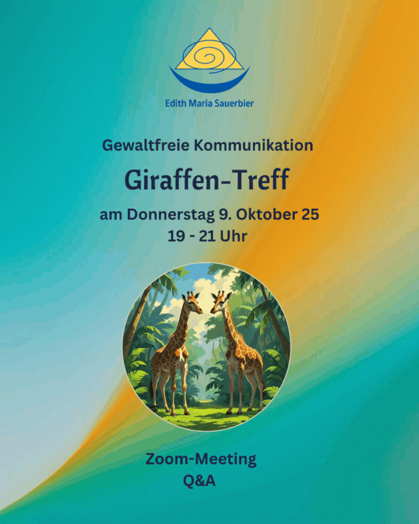 Zoom-Meeting: Giraffen-Treff 09.10.2025 19-21 Uhr